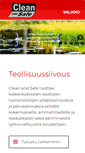 Mobile Screenshot of cleanandsafe.fi